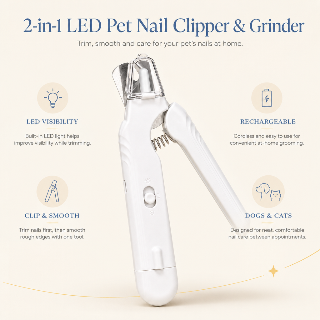 2-In-1 Pet Nail Clippers