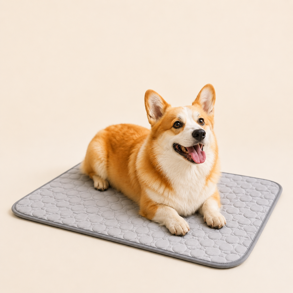 Self-Cooling Pet Mat | Instant Cooling Gel Pad for Dogs & Cats — No Water, No Electricity, No Freezing