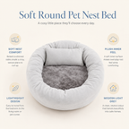 Soft Round Pet Nest Bed