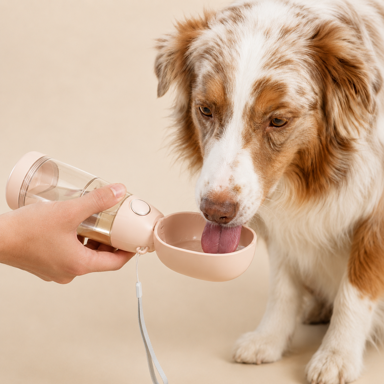 2-in-1 Portable Pet Water & Food Bottle