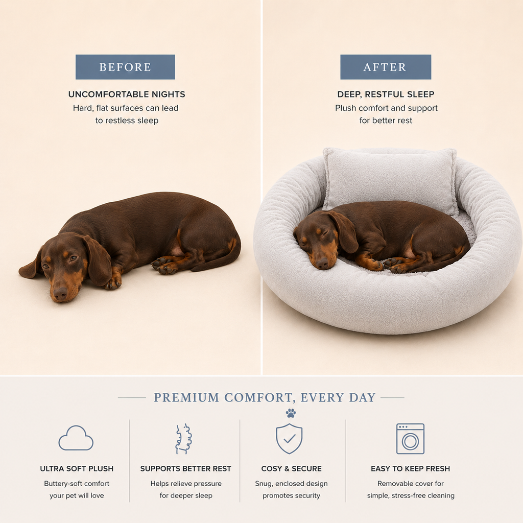 Soft Round Pet Nest Bed