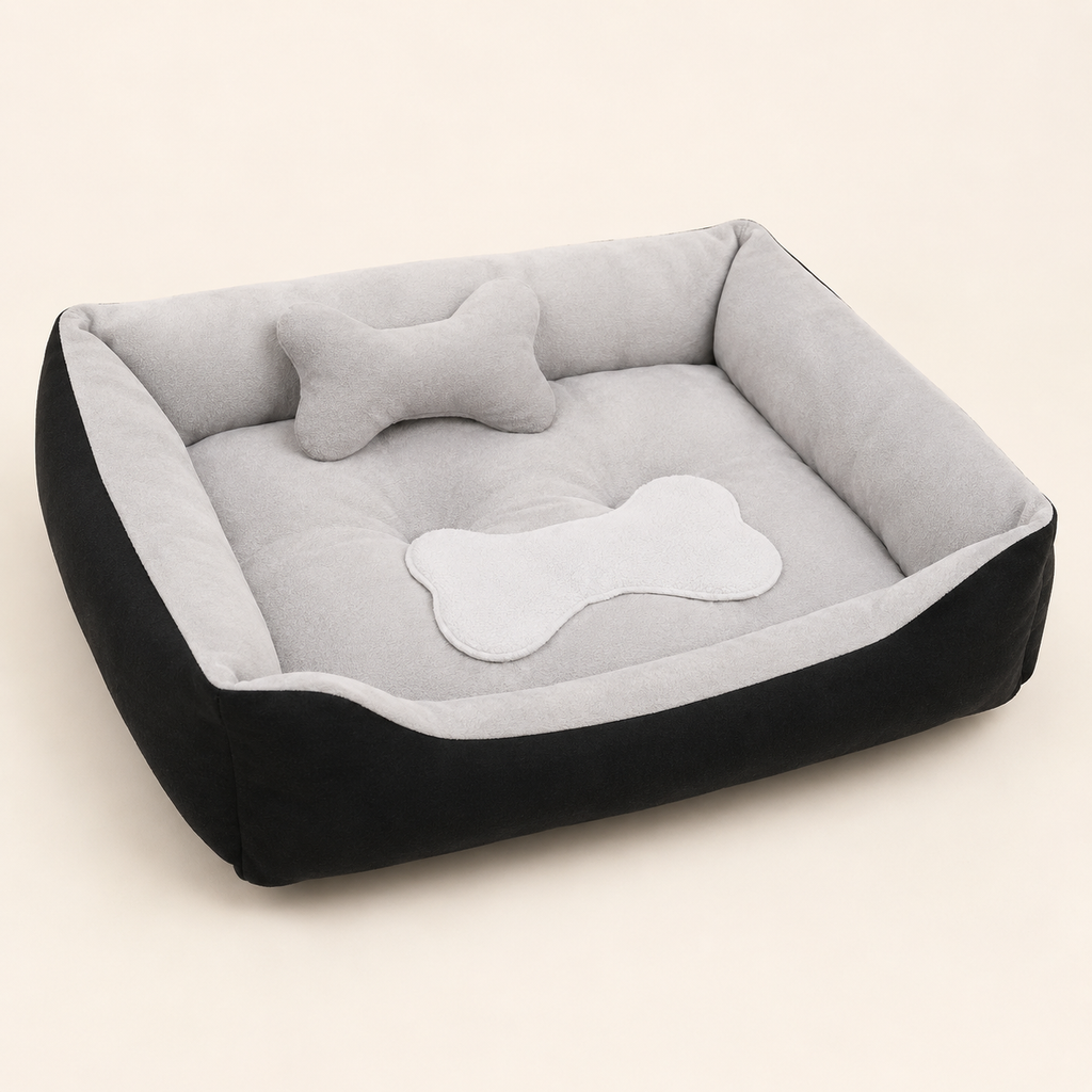 Soft Cushioned Pet Bed