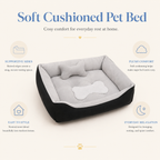 Soft Cushioned Pet Bed